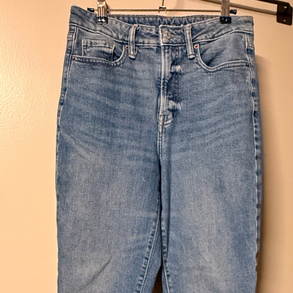 Old Navy Light Blue Straight Leg Women's Jeans